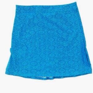 RipSkirt Hawaii Wrap Skirt Medium Length 2 Ocean Batik  Blue Size Medium NWT